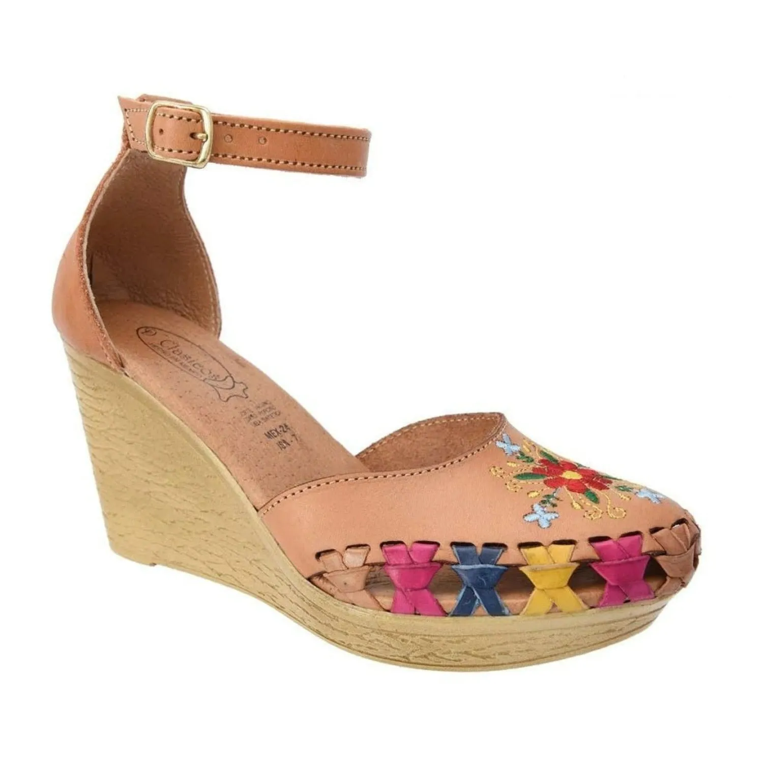 HUARACHES ARTESANALES DE PIEL PARA MUJER IMP35331