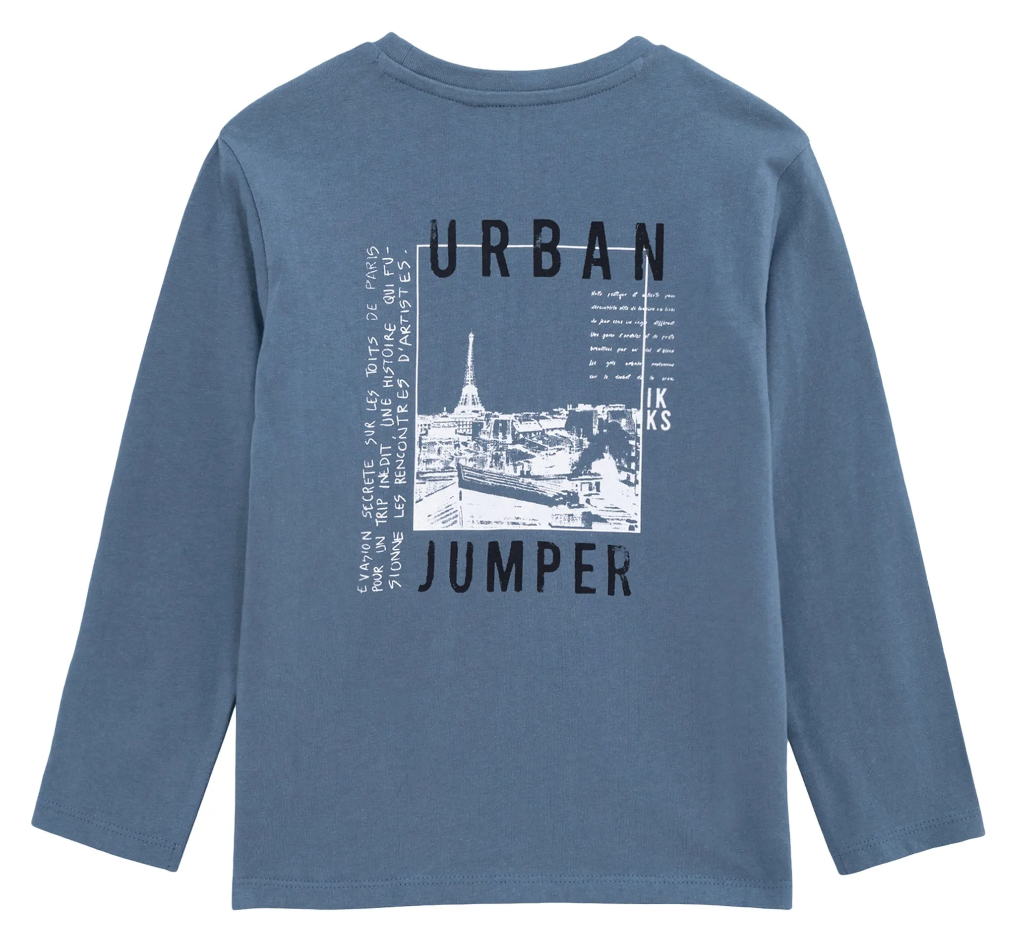 IKKS JUNIOR Camiseta con cuello redondo  en azul