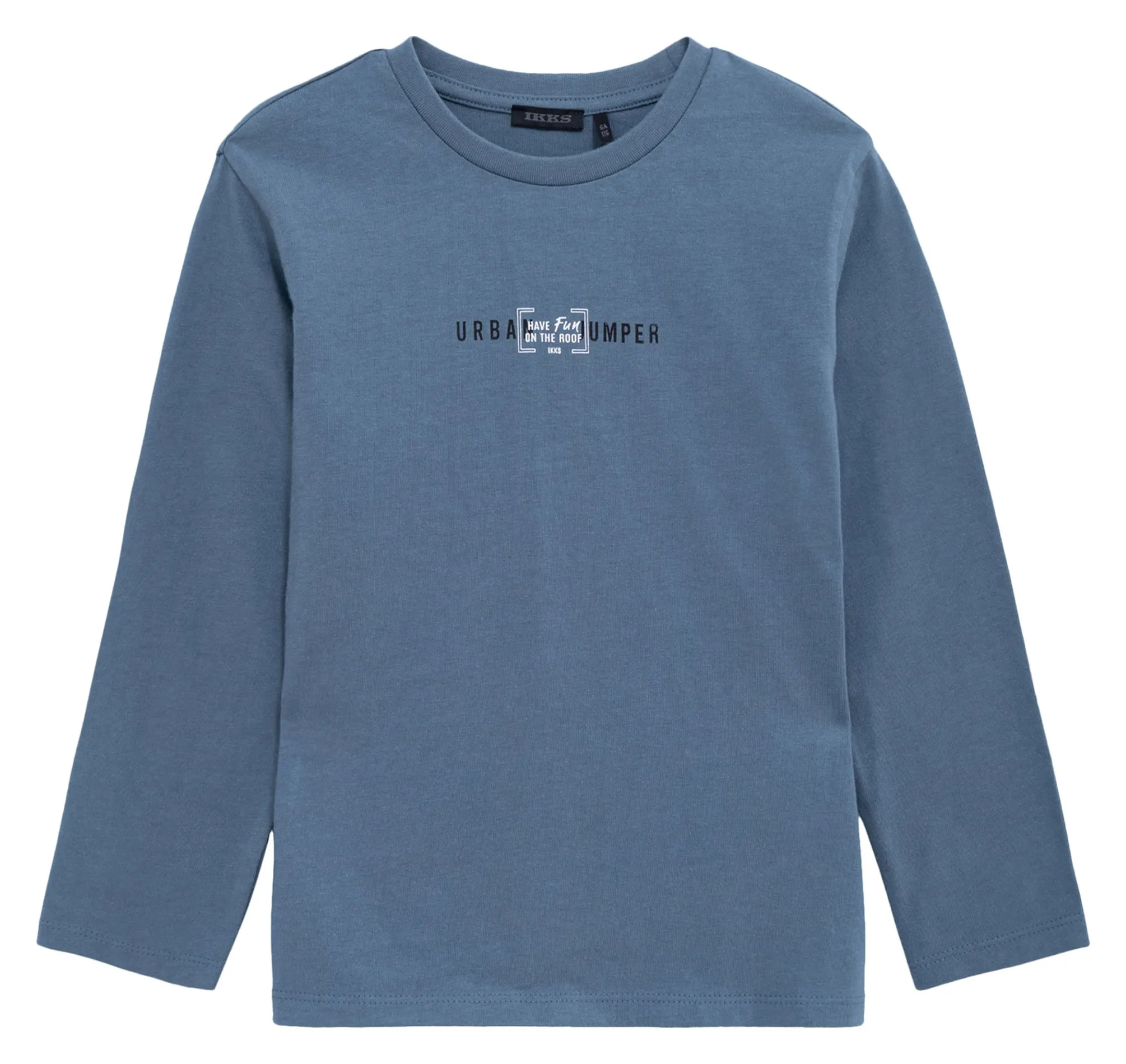 IKKS JUNIOR Camiseta con cuello redondo  en azul