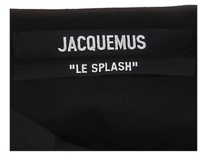 JACQUEMUS Vestidos T.FR 38 Viscosa Negro 