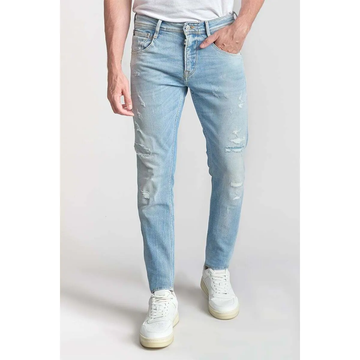 Jeans adjusted elástica 700/11, largo 34