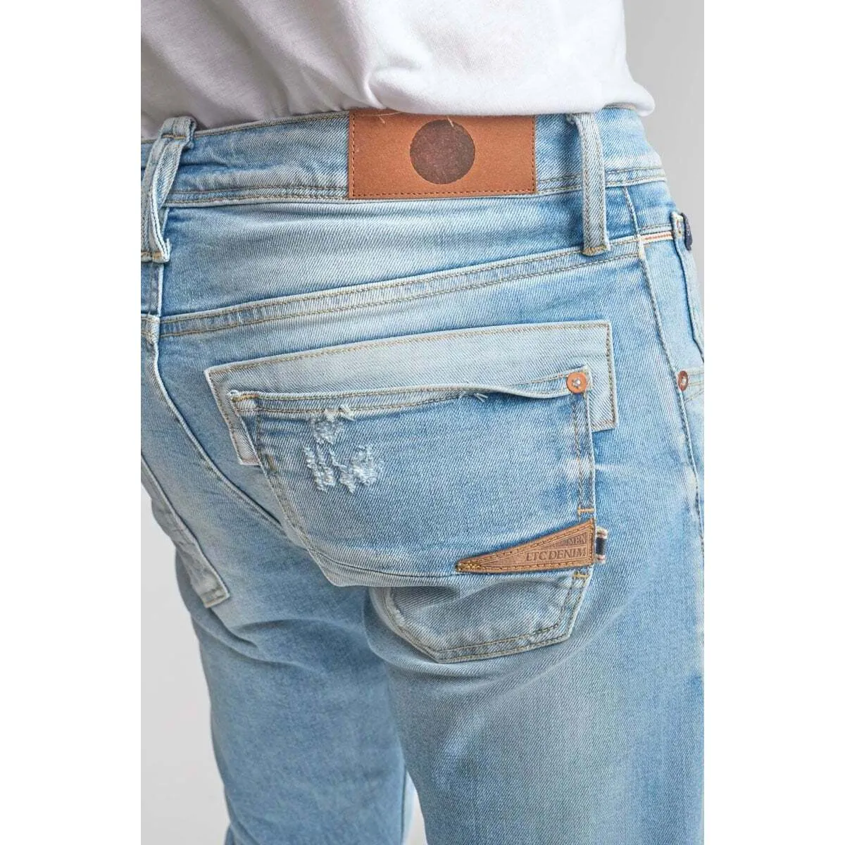 Jeans adjusted elástica 700/11, largo 34