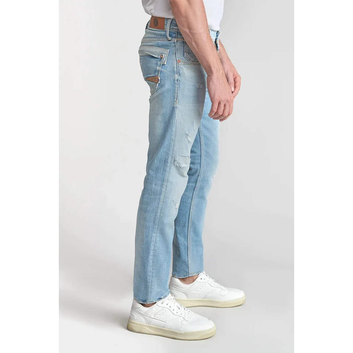 Jeans adjusted elástica 700/11, largo 34