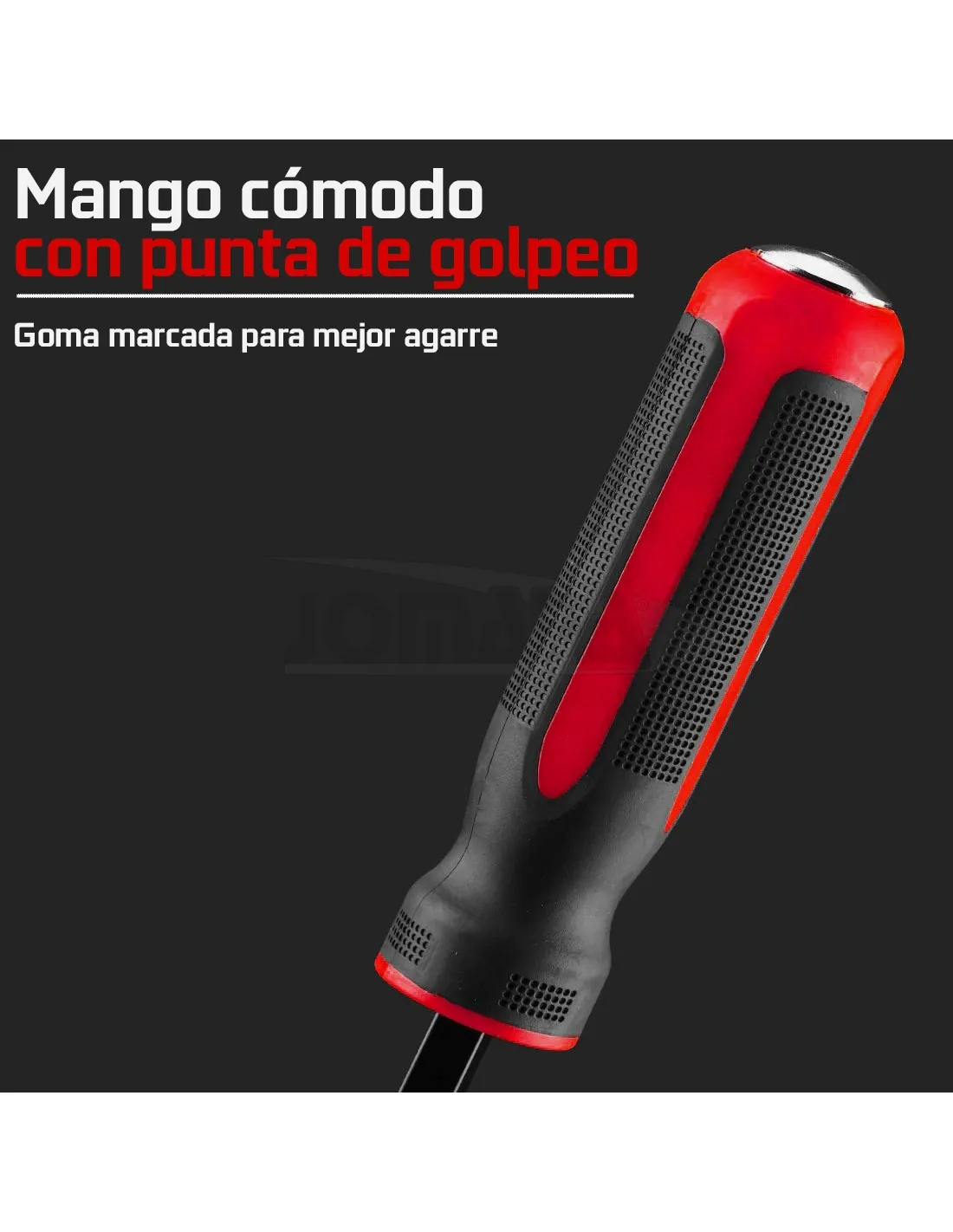 Juego de 4 palancas de golpeo de 200, 300, 450 y 600mm con estuche