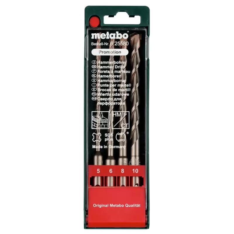Juego de brocas SP sds plus de 4 piezas (625580000) Metabo