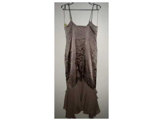 Karen Millen Vestido de sirena color champán Bronce Cobre 