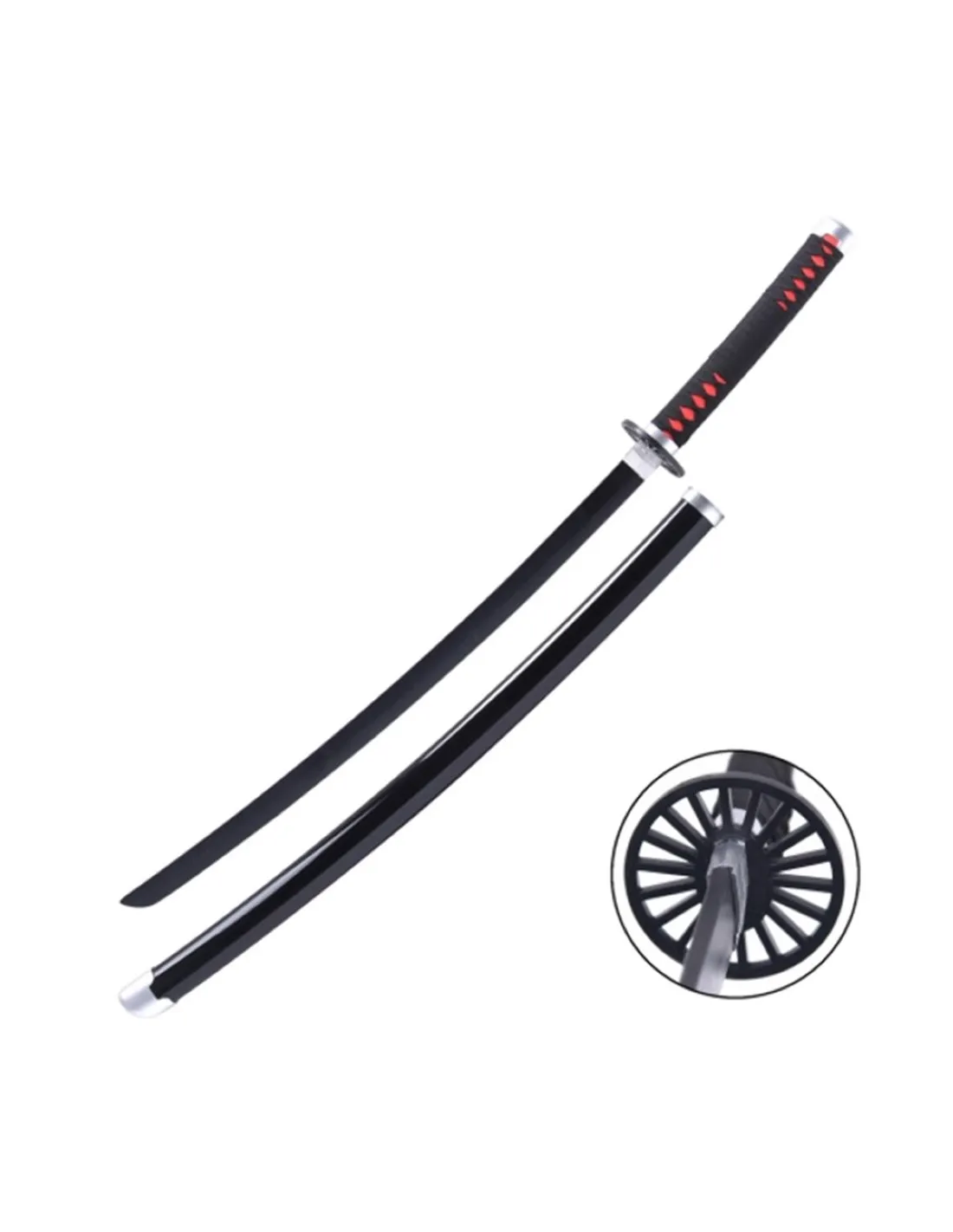 Katana de bambú Tanjiro Kamado de Kimetsu No Yaiba (103 cm.)