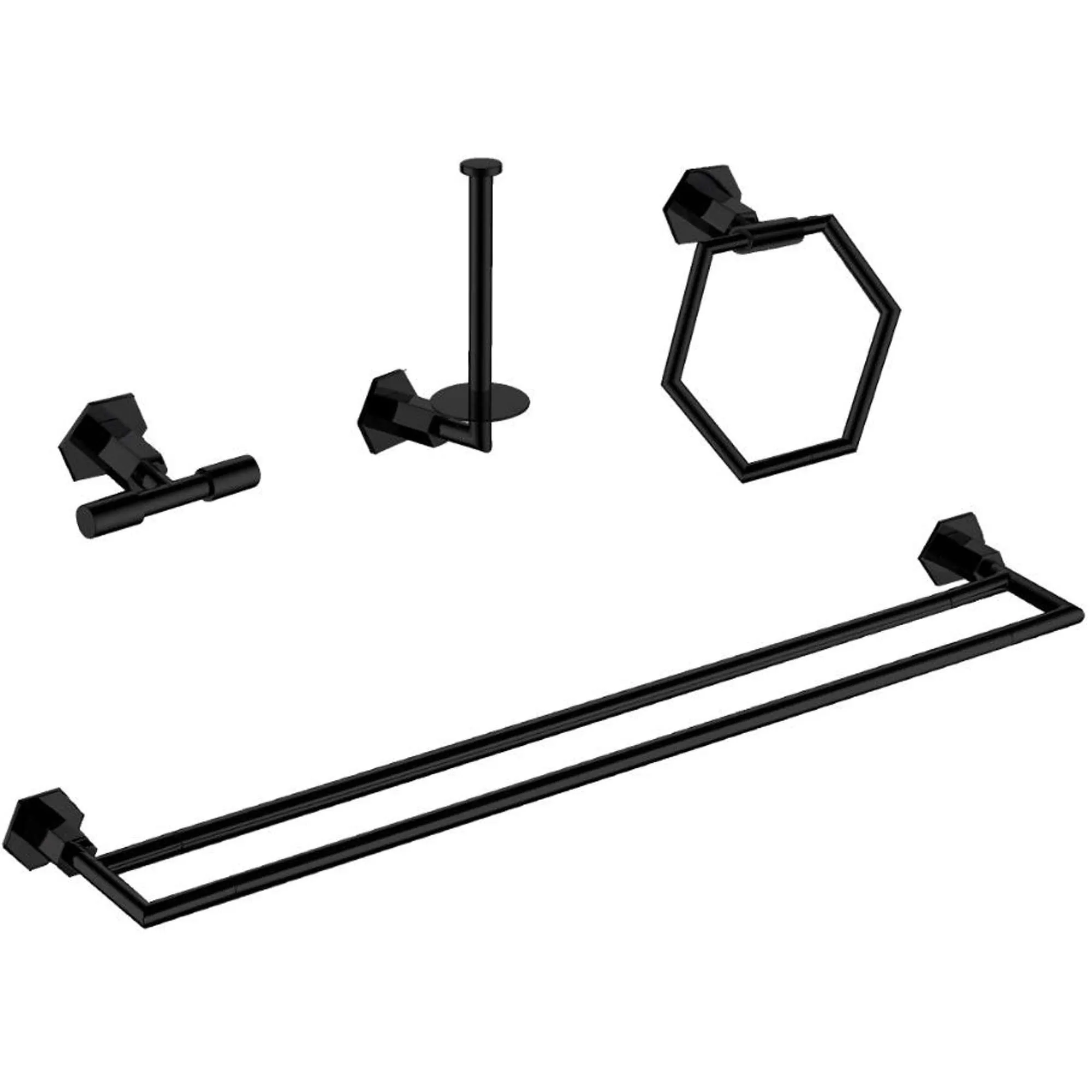 Kit de Accesorios de Baño 4 Piezas