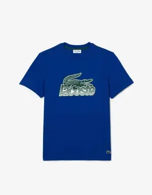 Lacoste Camiseta de hombre Lacoste en punto de algodón con estampado
