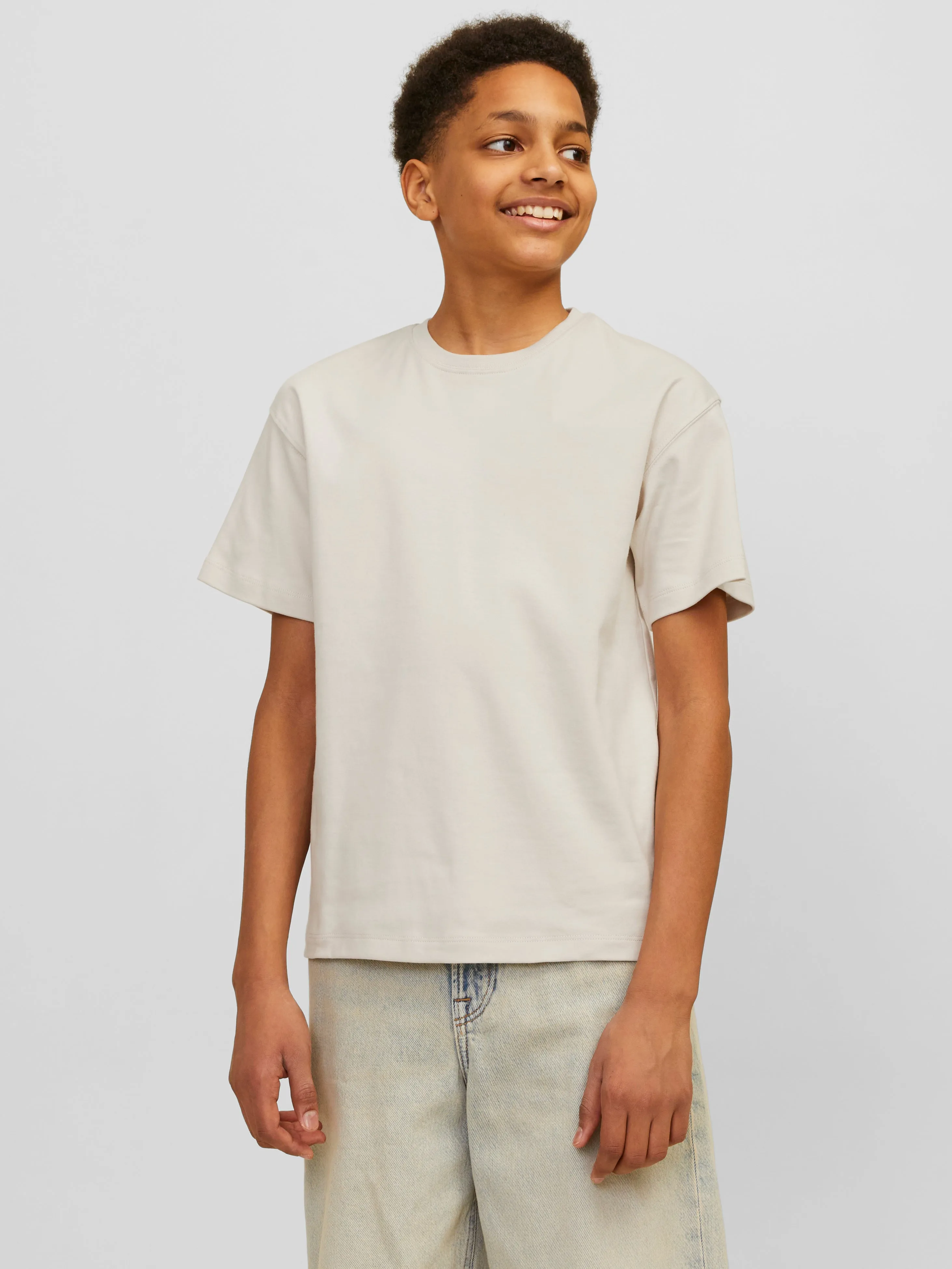 Liso Camiseta Junior | Beige | Jack & Jones®