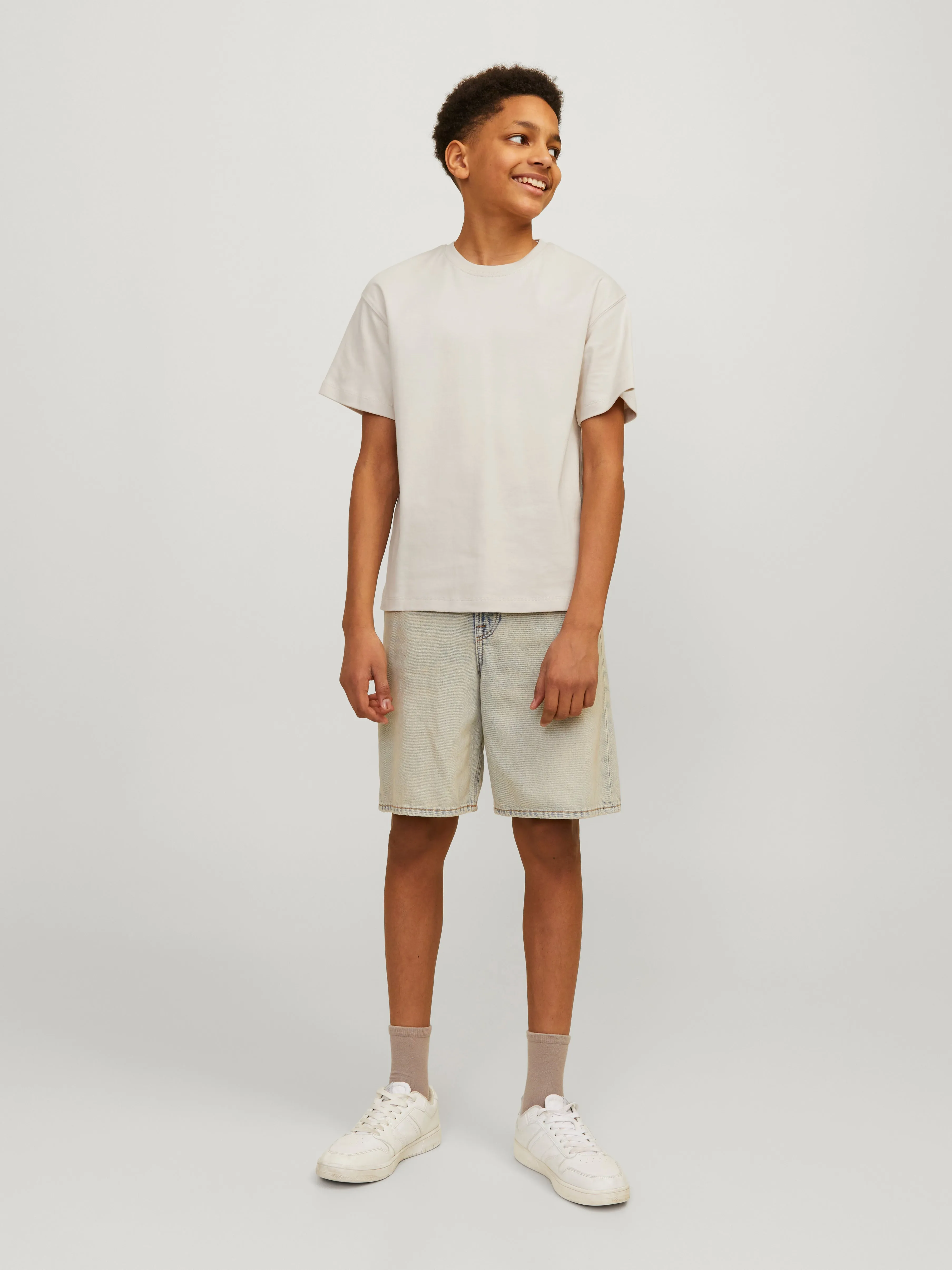 Liso Camiseta Junior | Beige | Jack & Jones®