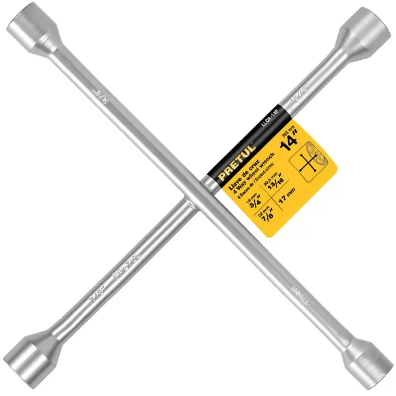 LLAVE DE CRUZ PARA AUTO DE 14"  21800 PRETUL