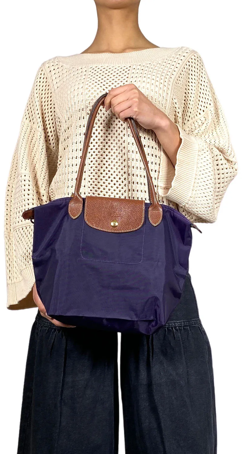 LONGCHAMP Cartera Le Pliage Mini Morada