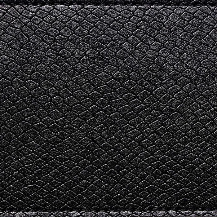 Mango corto negro estampado snake cadena con banda