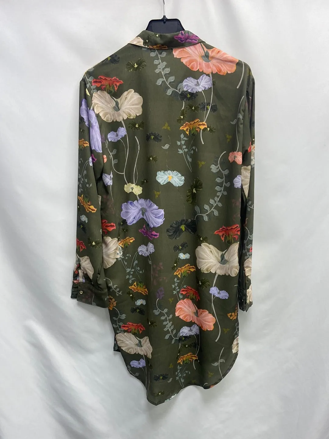 MarketBACK COUTURE. Vestido verde camisero T.s