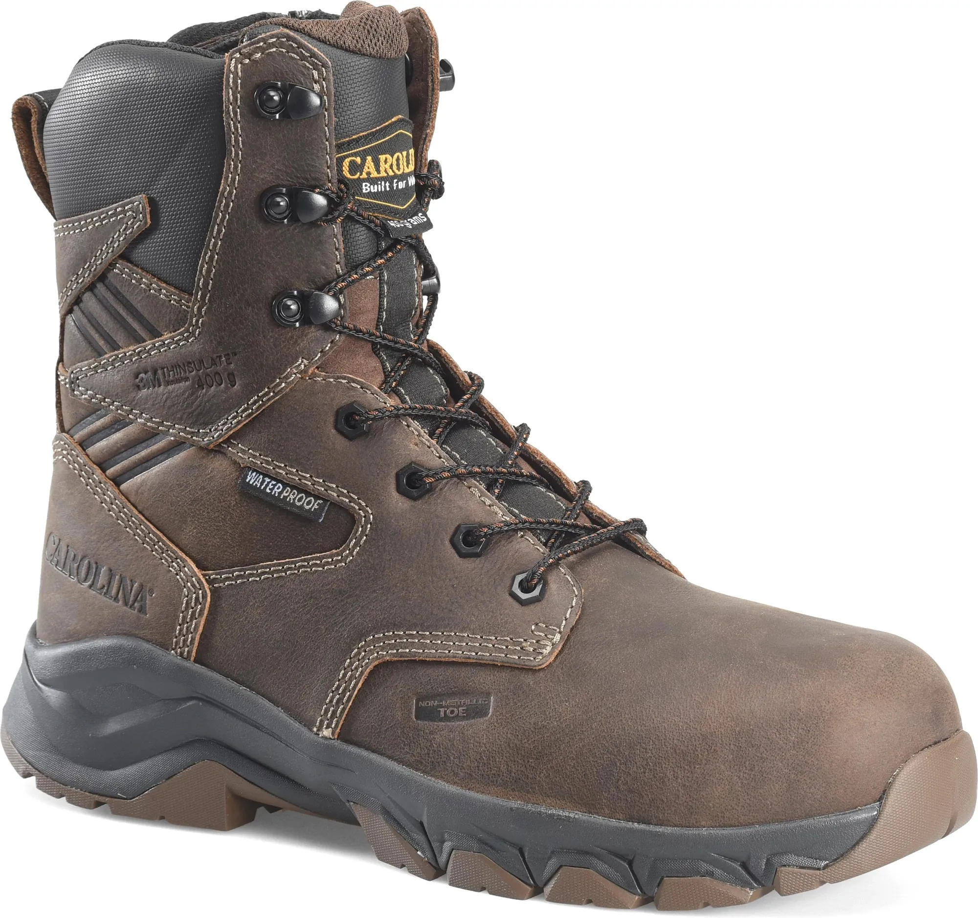 MEN'S SUBFRAME 8" WATERPROOF INSULATED SIDEZIPPER COMP TOE