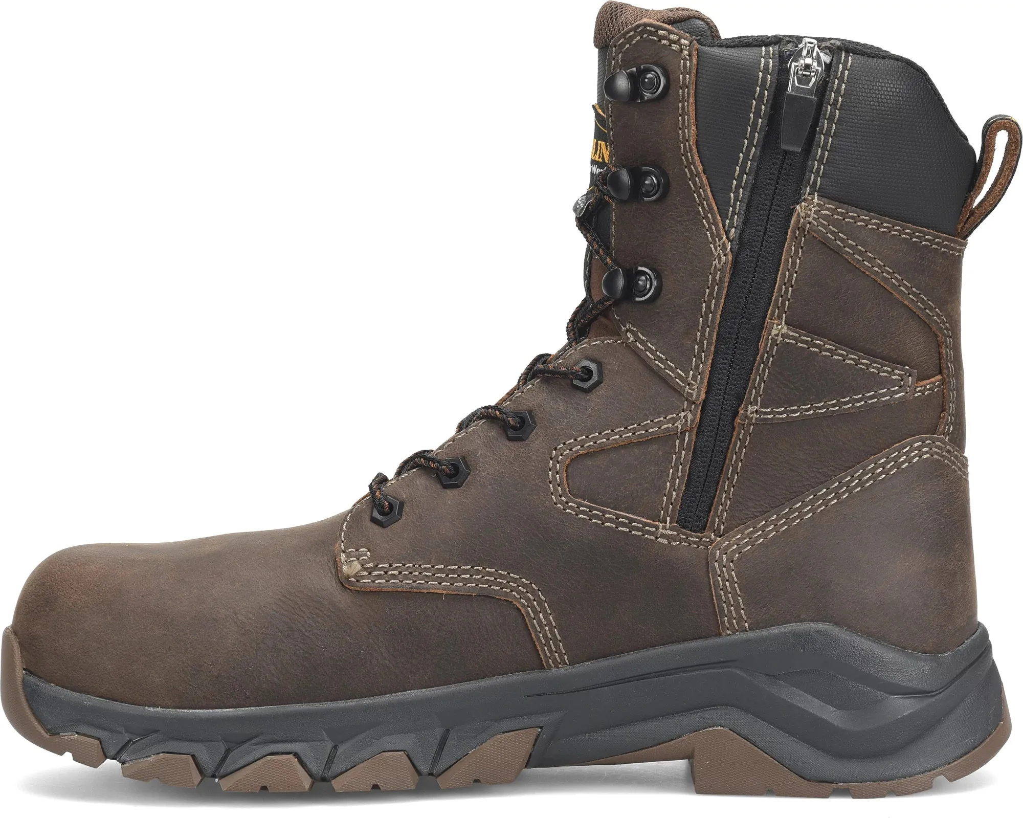 MEN'S SUBFRAME 8" WATERPROOF INSULATED SIDEZIPPER COMP TOE