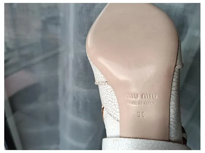 Miu Miu botas Blanco 