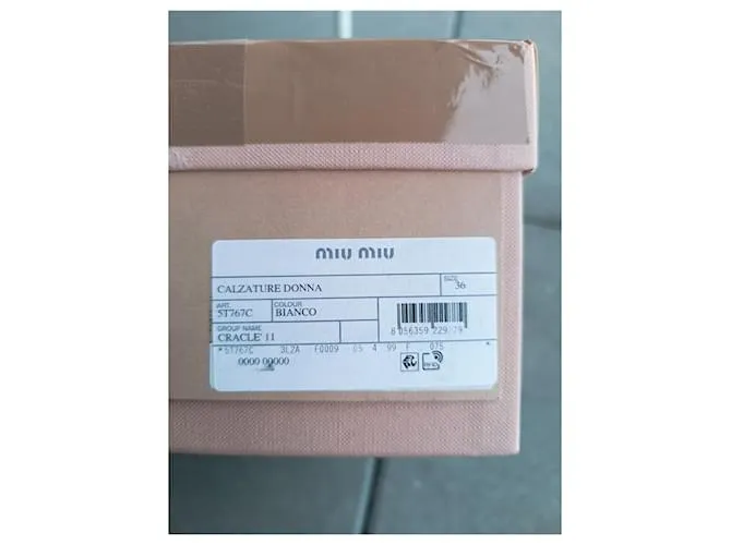 Miu Miu botas Blanco 