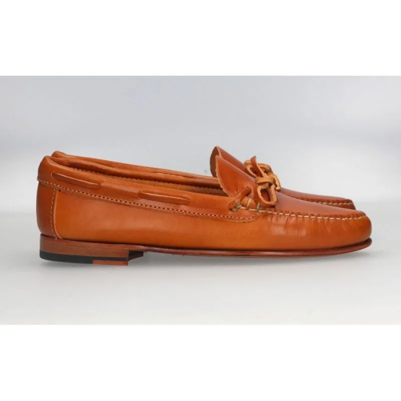 Mocasín con Lazo Vaqueta Natural