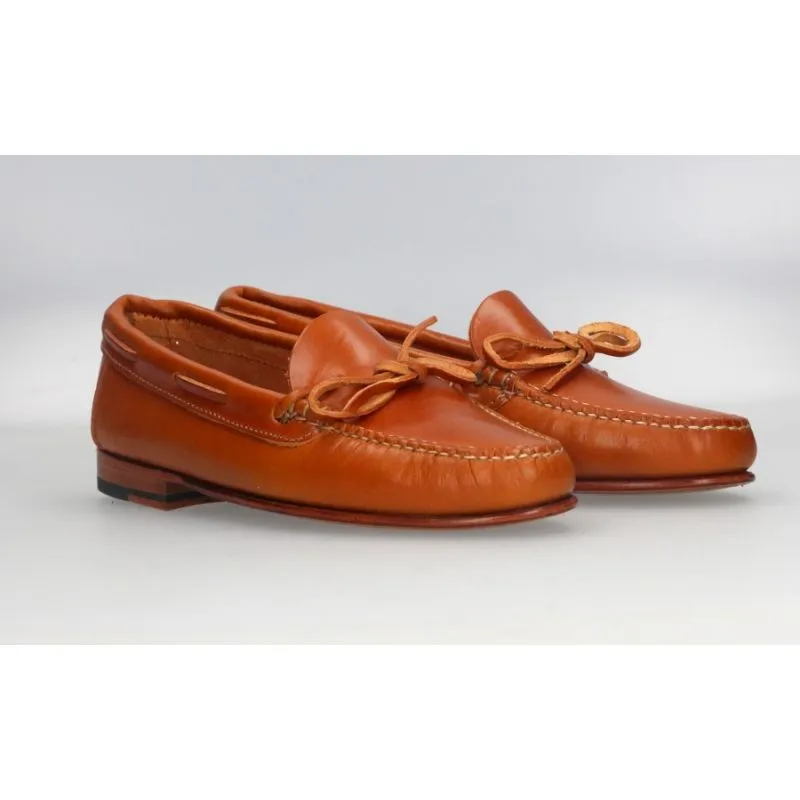 Mocasín con Lazo Vaqueta Natural