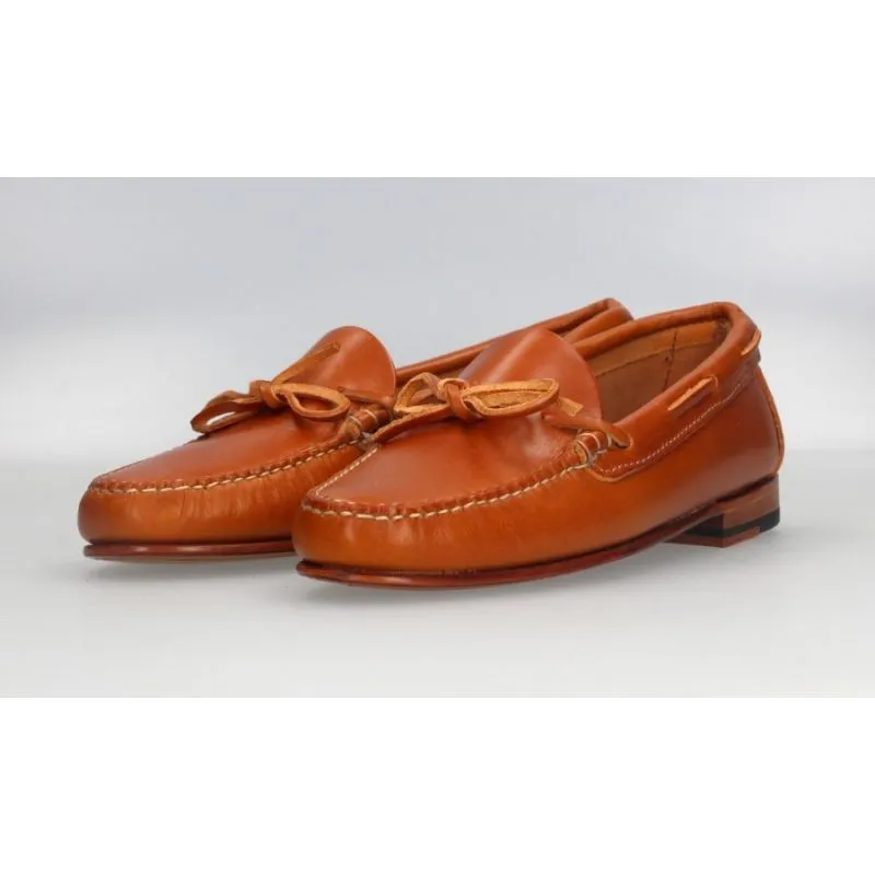 Mocasín con Lazo Vaqueta Natural