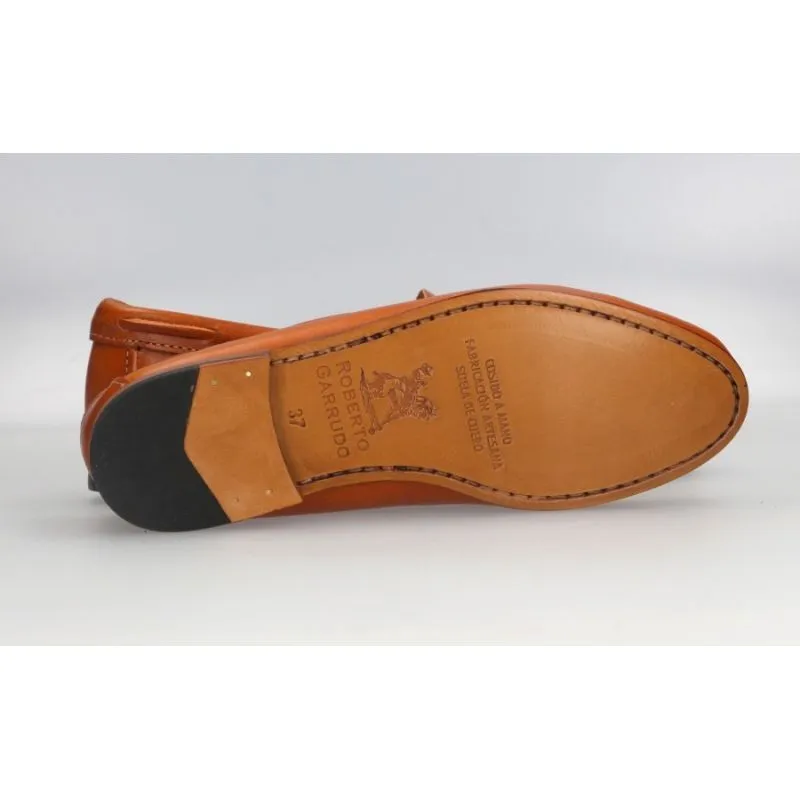 Mocasín con Lazo Vaqueta Natural