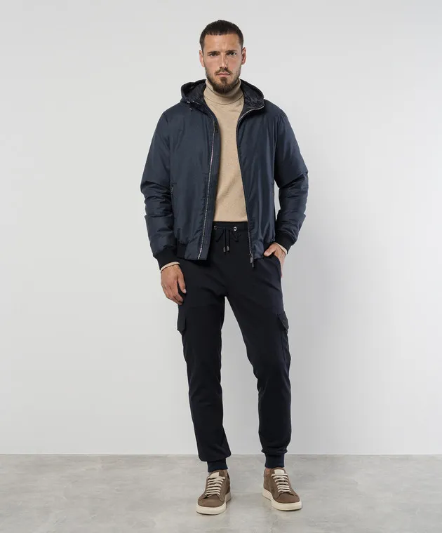 MooRER Enrich blue joggers