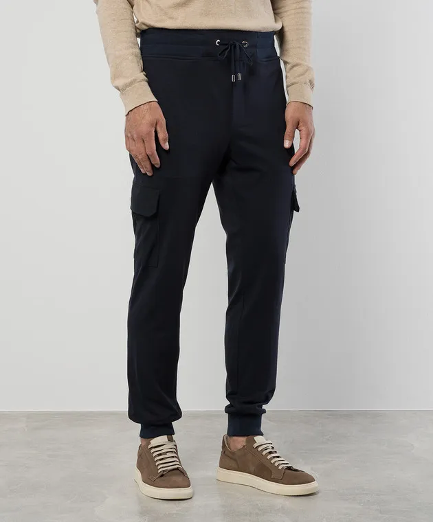 MooRER Enrich blue joggers