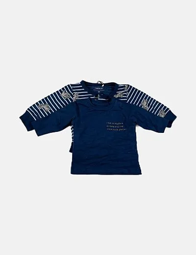 Name it Pack azul marino sudadera estampada