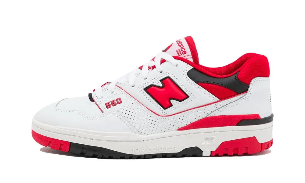 NEW BALANCE 550 WHITHE RED