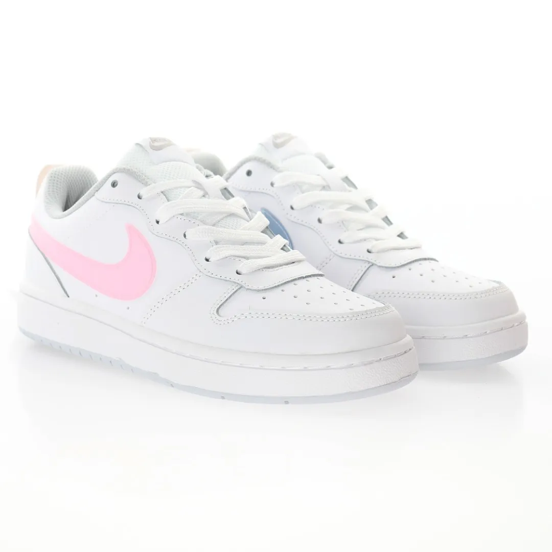 Nike Air Force Pink & Blue Swoosh