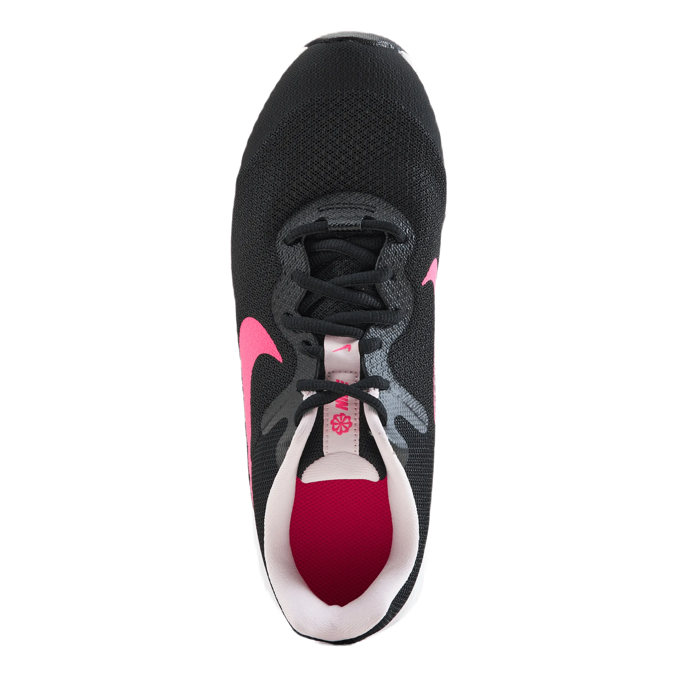 NIKE REVOLUTION 6 BIG KIDS' ROAD RUNNING SHOES BLACK/HYPER PINKPINK FOAM