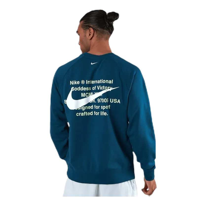 Nike Swoosh Crew FT Blue