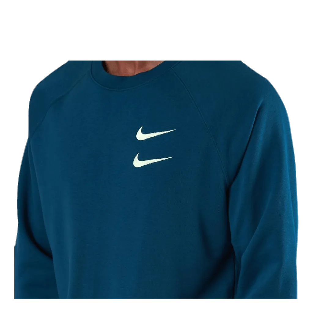 Nike Swoosh Crew FT Blue