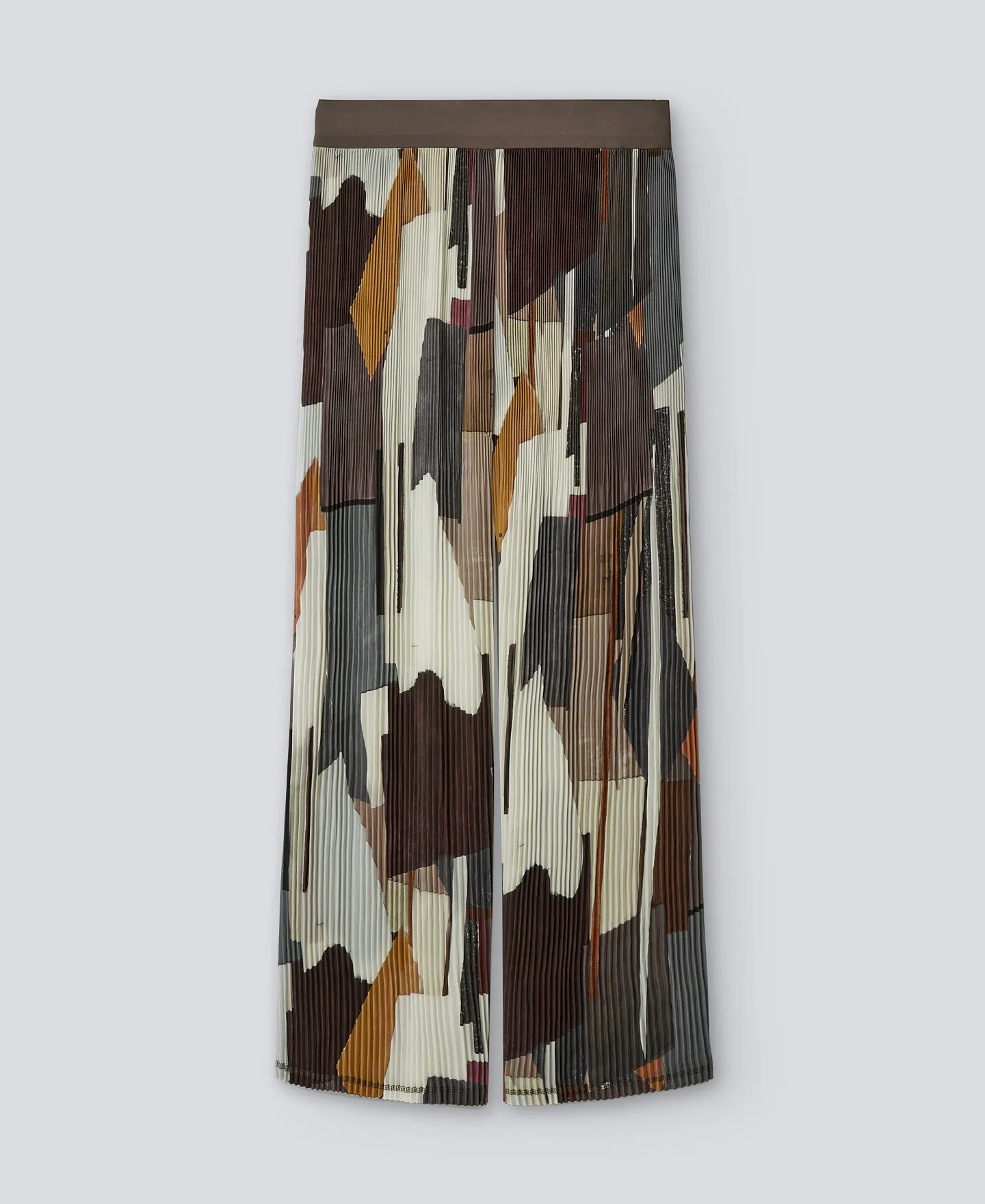 Pantalón tobillero en crinkle mujer