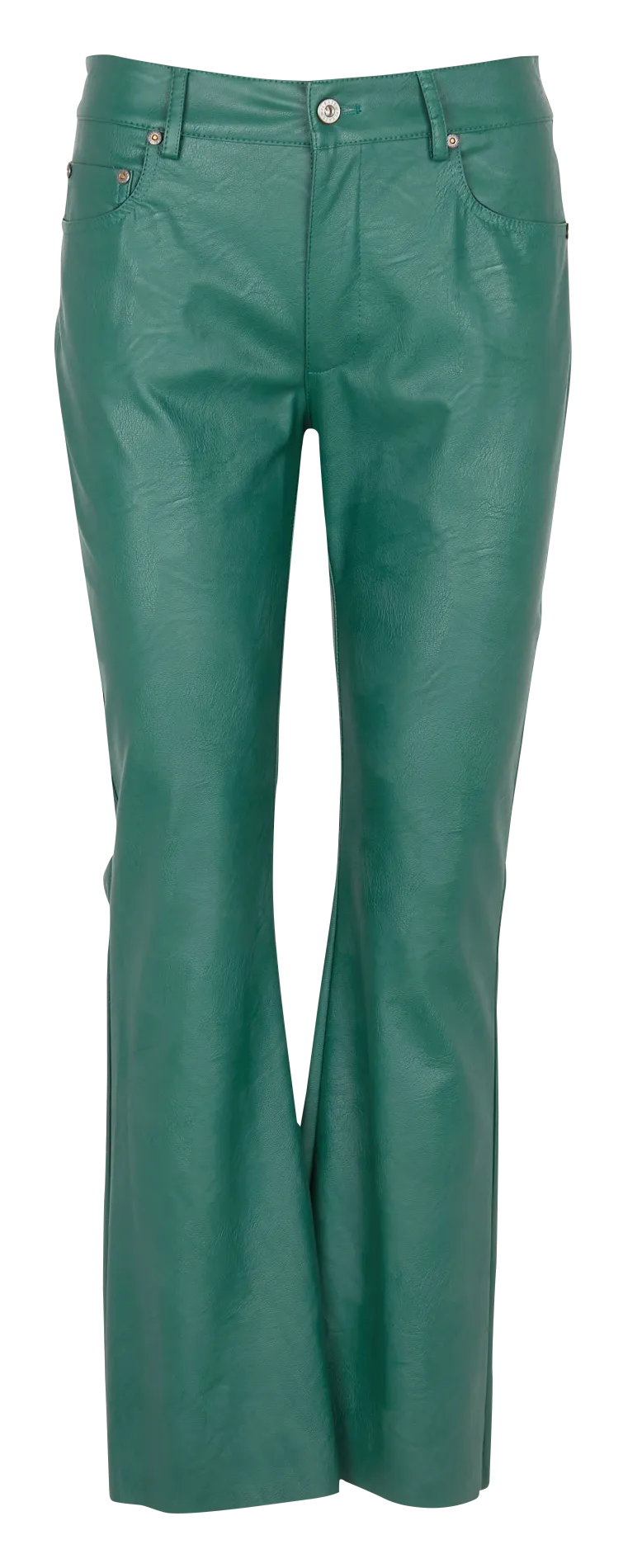 Pantalón flare en verde