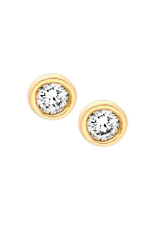 Pendientes oro con diamante 037_57100066