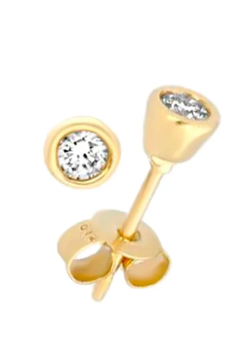 Pendientes oro con diamante 037_57100066