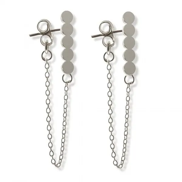 Pendientes Plata Cadena