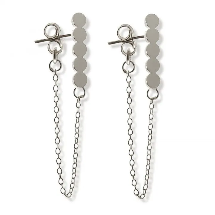Pendientes Plata Cadena