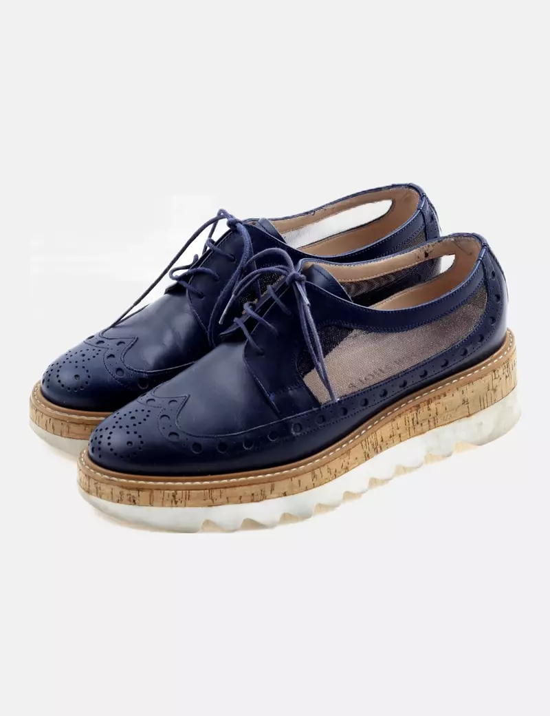 Pertini Mocasín azul marino combinado