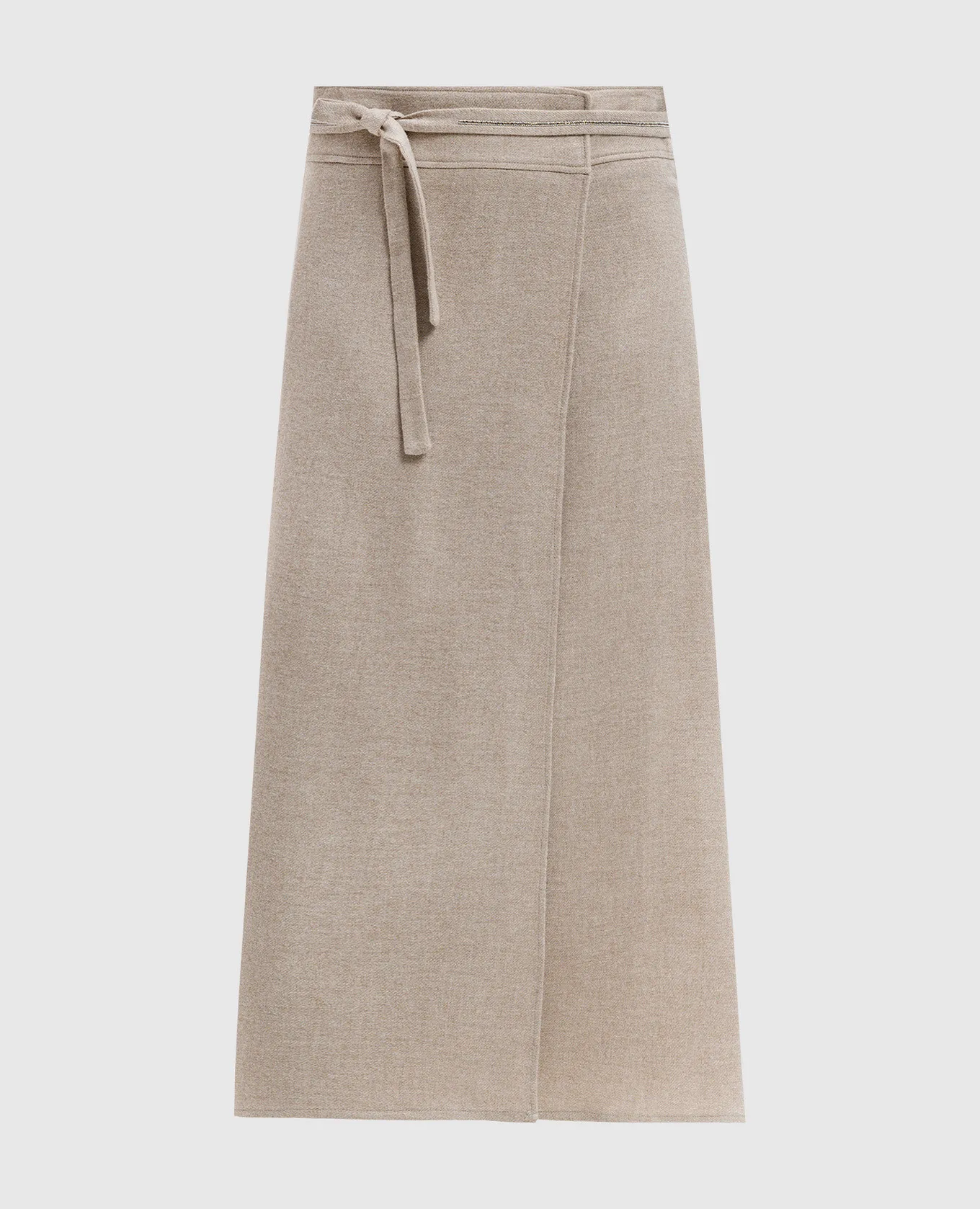Peserico Beige skirt with wool on the smell