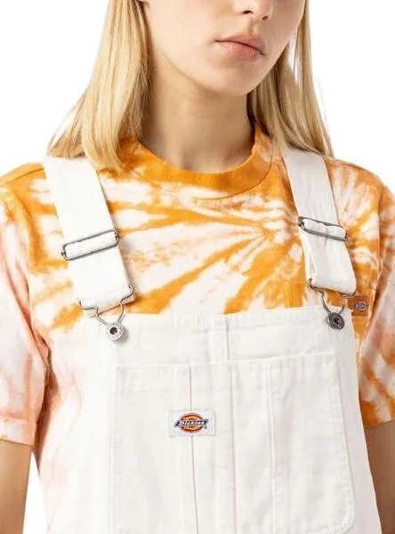 Peto Dickies Duck Canvas Blanco Para Mujer