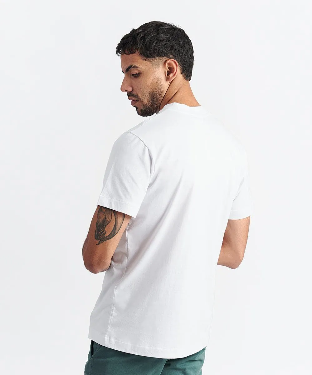 POLO MANGA CORTA JERSEY SOLIDO CON BOLSILLO BLANCO PV24