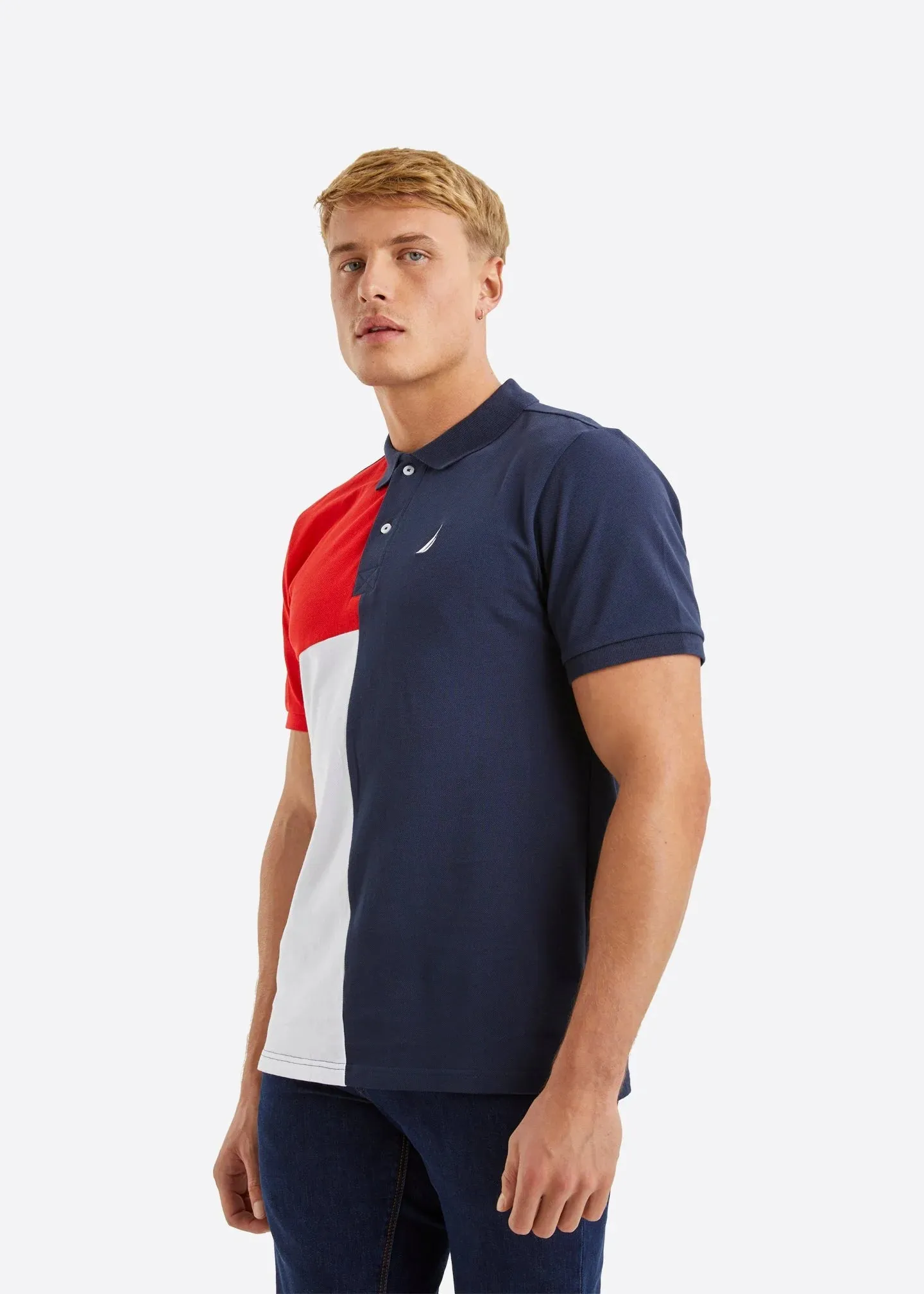 Polo Nautica Hombre Classic Fit Navy