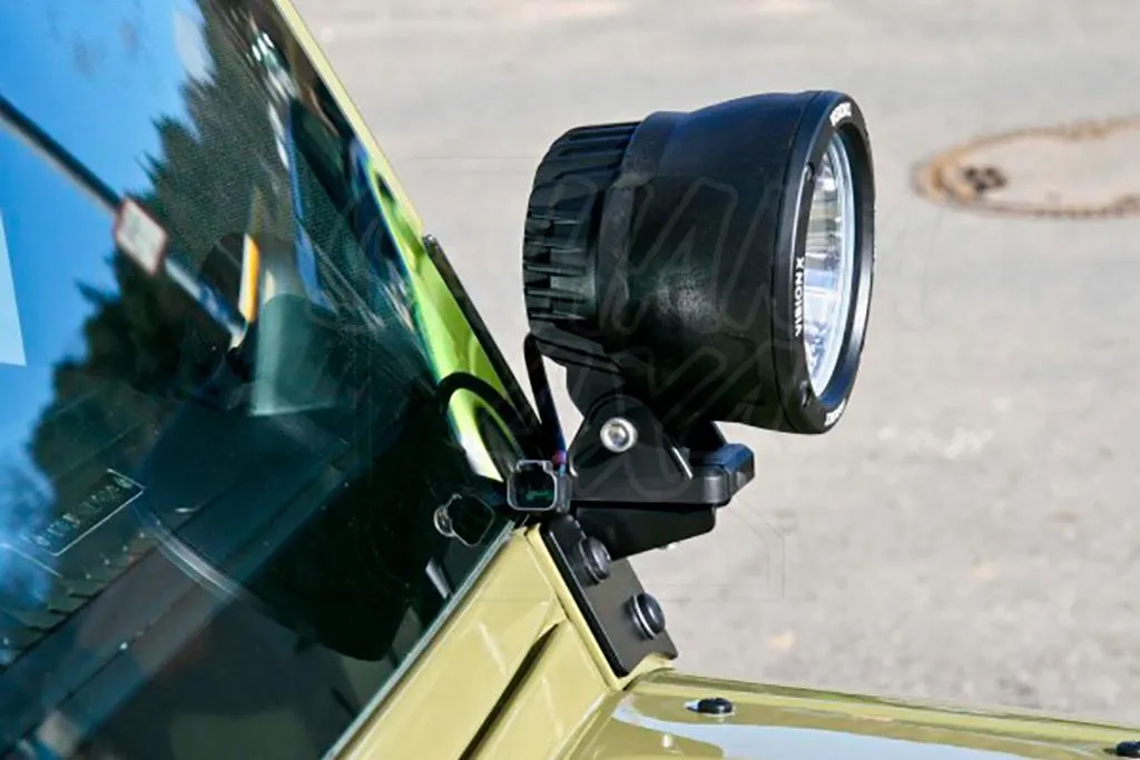 Portafaros marco parabrisas Jeep Wrangler JK