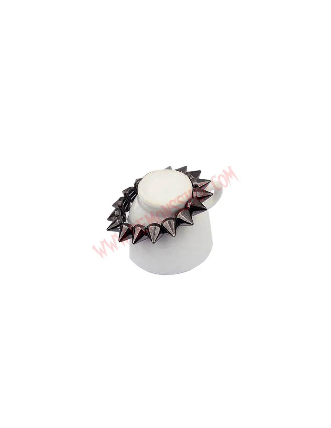 Pulsera Elastica Pinchos Negra