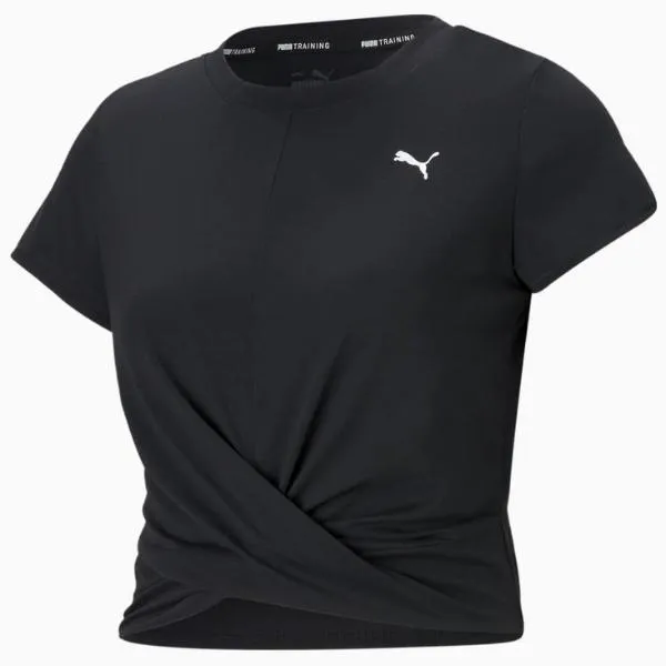 PUMA TRAIN Twisted Tee. Black. 520283 01.