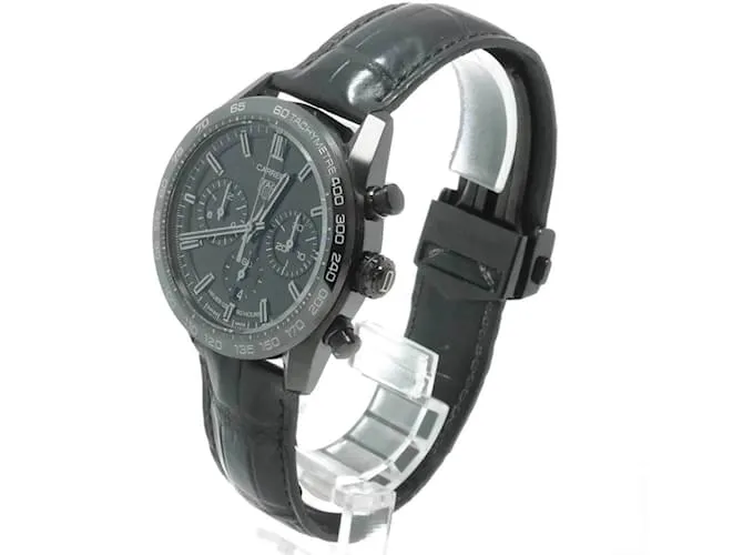 Reloj para Hombre TAG Heuer Carrera Calibre 02 Edición Negra Japón Negro Verde 